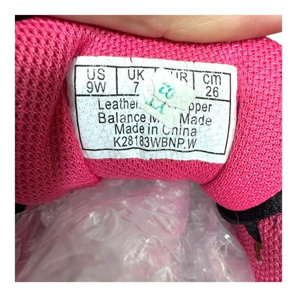 Ryka Womens Stroll Athletic Shoes Black Pink Size 9W 9 Wide Walking Tennis Shoes - Picture 3 of 11